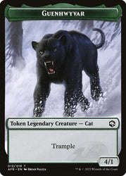 Spider // Guenhwyvar Double-Sided Token [Dungeons & Dragons: Adventures in the Forgotten Realms Tokens] Magic: The Gathering