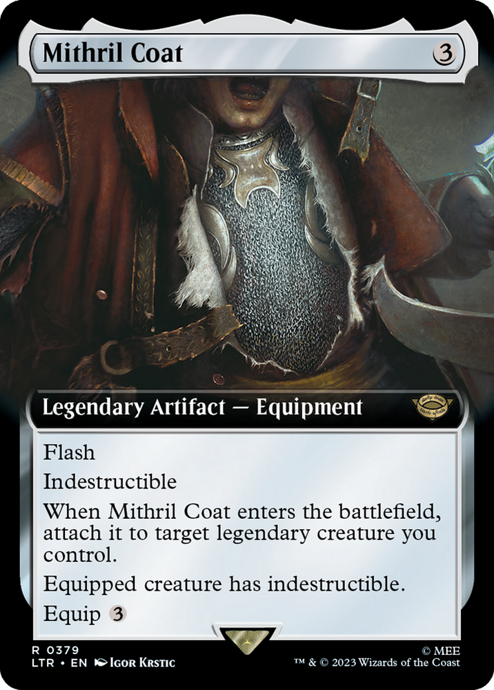 Mithril Coat (Extended Art) [The Lord of the Rings: Tales of Middle-Earth] Magic: The Gathering