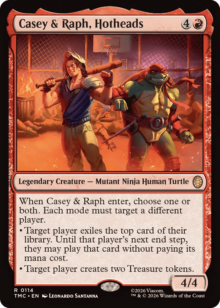 Casey & Raph, Hotheads [Teenage Mutant Ninja Turtles Commander]