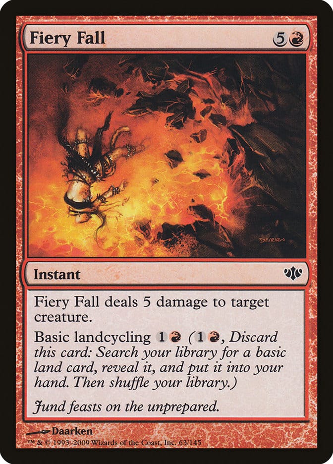 Fiery Fall [Conflux] Magic: The Gathering