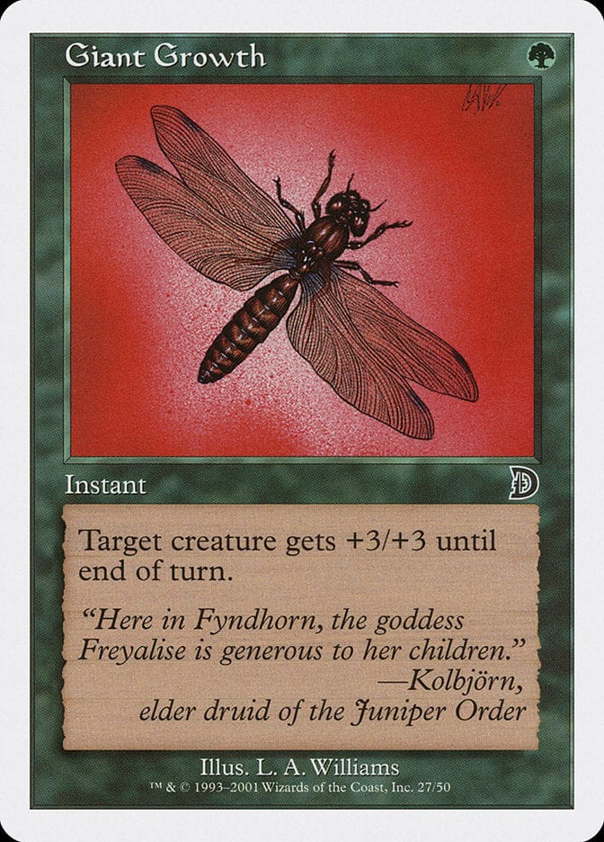 Giant Growth [Deckmasters] Magic: The Gathering