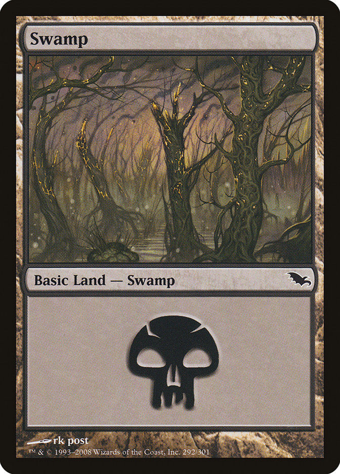 Swamp (292) [Shadowmoor] Magic: The Gathering