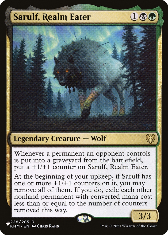 Sarulf, Realm Eater [The List] Magic: The Gathering