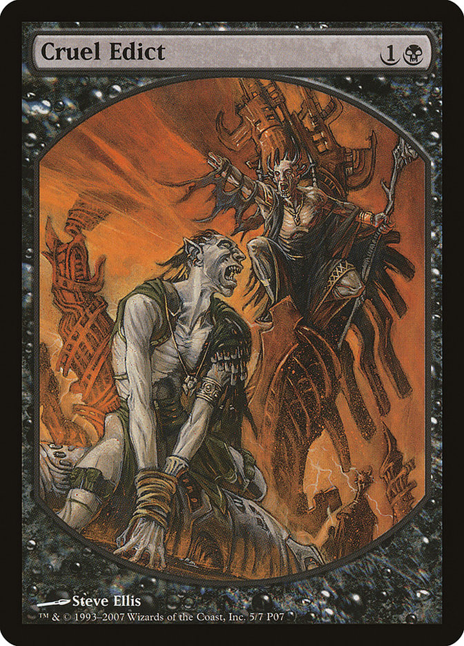 Cruel Edict [Magic Player Rewards 2007] Magic: The Gathering
