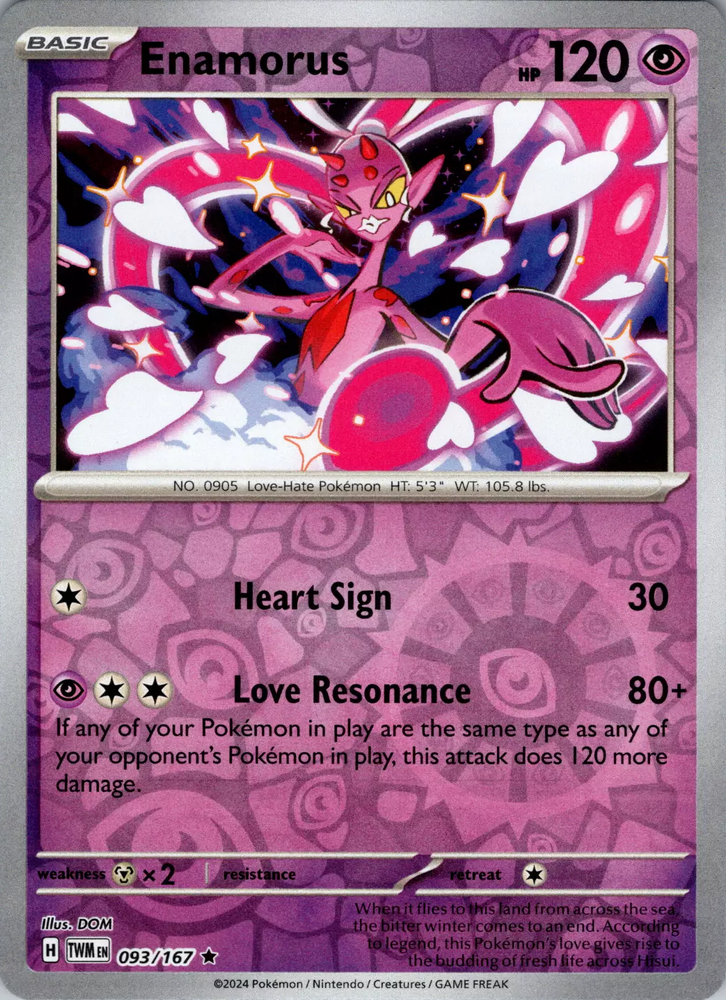 Enamorus (093/167) [Scarlet & Violet: Twilight Masquerade] Pokémon