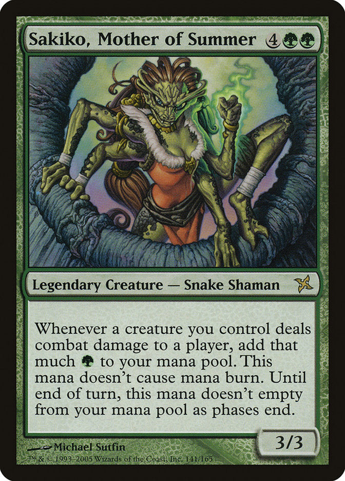 Sakiko, Mother of Summer [Betrayers of Kamigawa] Magic: The Gathering
