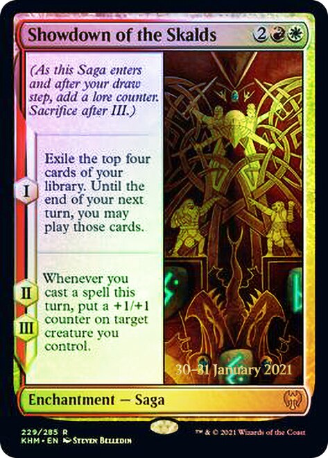 Showdown of the Skalds [Kaldheim Prerelease Promos] Magic: The Gathering