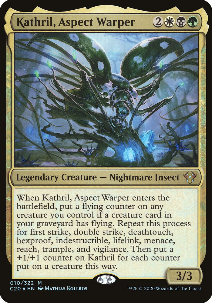 Kathril, Aspect Warper (Oversized) [Commander 2020 Oversized] Magic: The Gathering