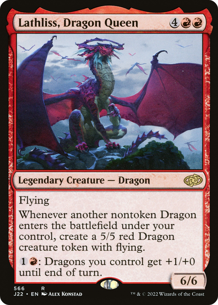 Lathliss, Dragon Queen [Jumpstart 2022] Magic: The Gathering