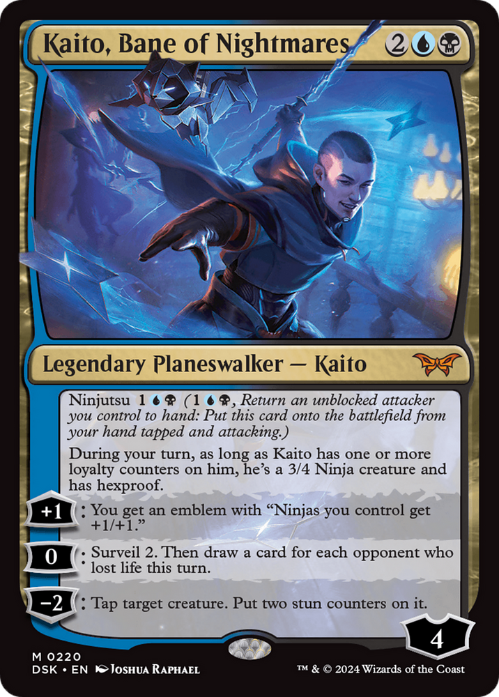 Kaito, Bane of Nightmares [Duskmourn: House of Horror] Magic: The Gathering