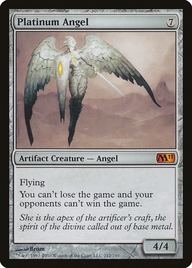 Platinum Angel [Magic 2011] Magic: The Gathering