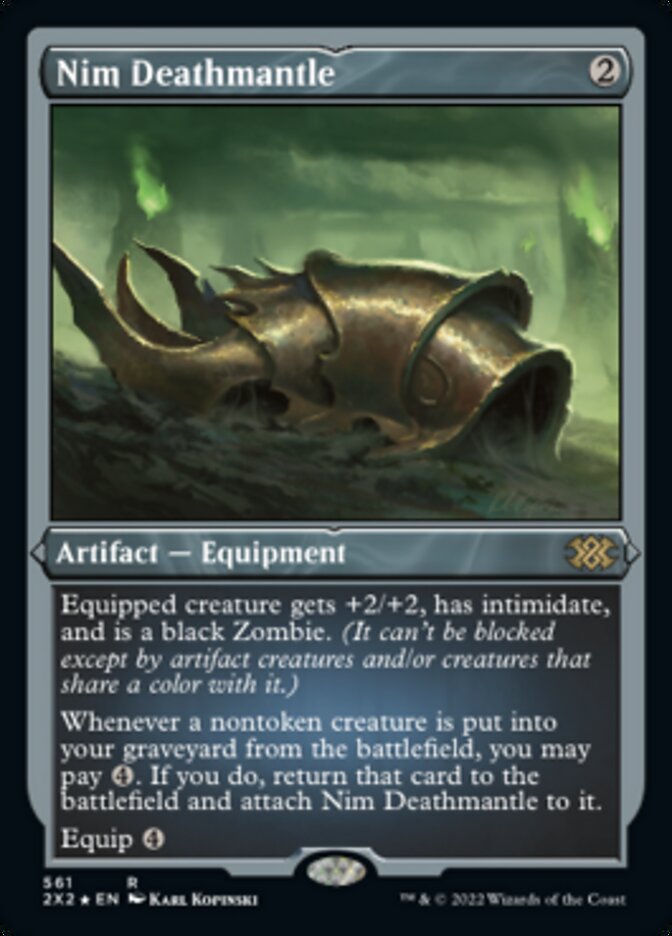 Nim Deathmantle (Foil Etched) [Double Masters 2022] Magic: The Gathering