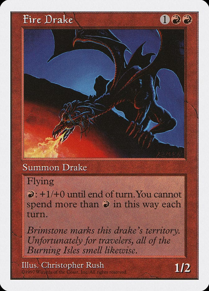 Fire Drake [Fifth Edition] Magic: The Gathering