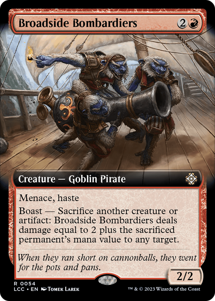 Broadside Bombardiers (Extended Art) [The Lost Caverns of Ixalan Commander] Magic: The Gathering