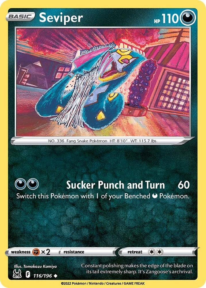 Seviper (116/196) [Sword & Shield: Lost Origin] Pokémon