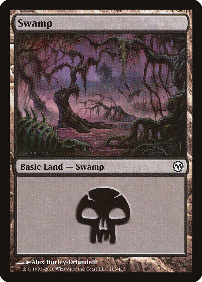 Swamp (103) [Duels of the Planeswalkers] Magic: The Gathering