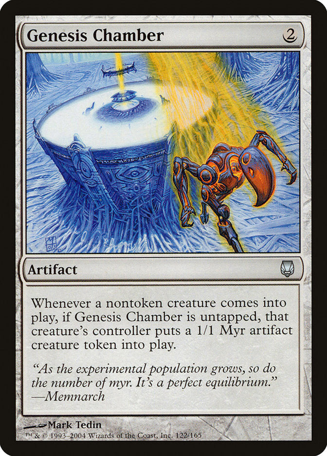 Genesis Chamber [Darksteel] Magic: The Gathering