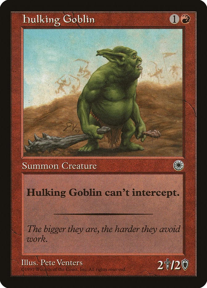 Hulking Goblin [Portal] Magic: The Gathering