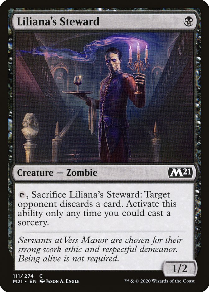 Liliana's Steward [Core Set 2021] Magic: The Gathering