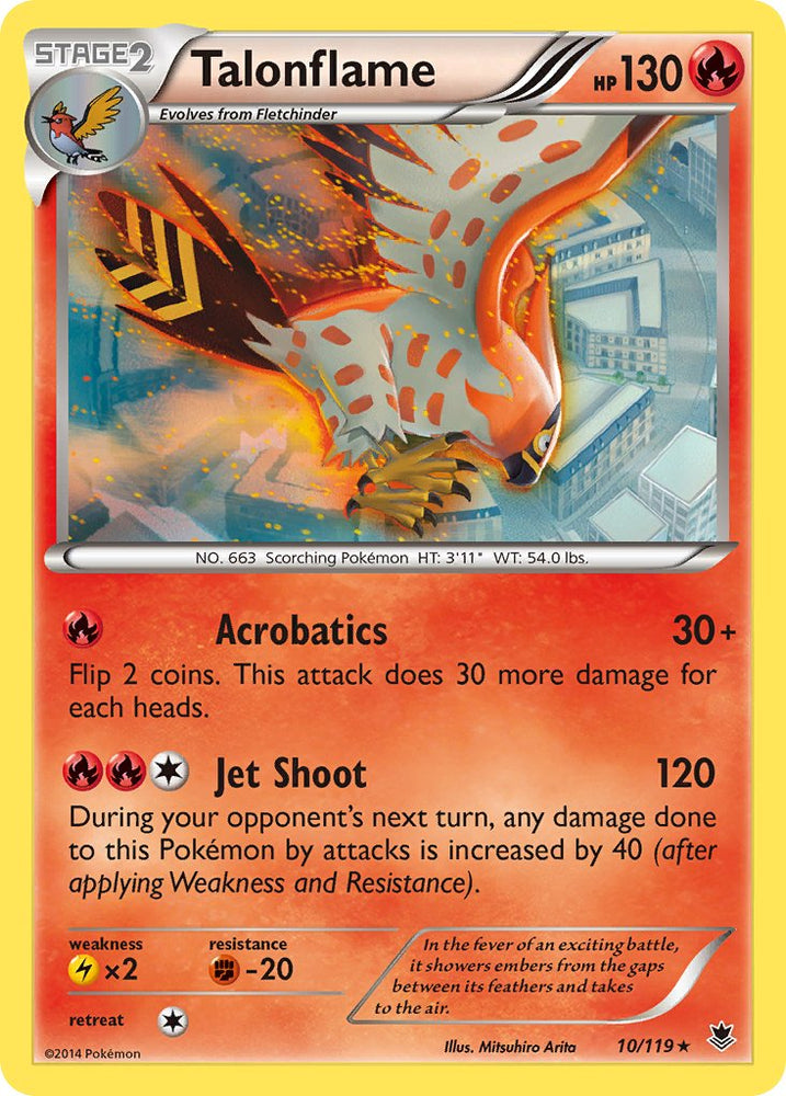Talonflame (10/119) (Theme Deck Exclusive) [XY: Phantom Forces] Pokémon