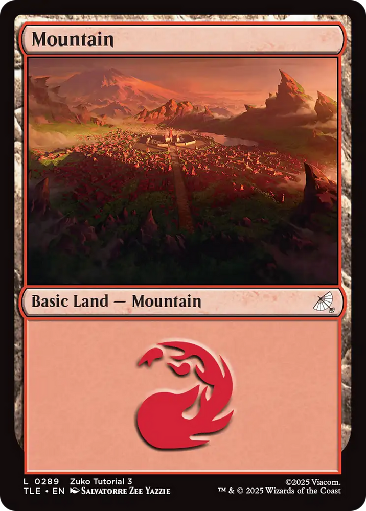 Mountain (0289) [Avatar: The Last Airbender: Eternal-Legal] Magic: The Gathering
