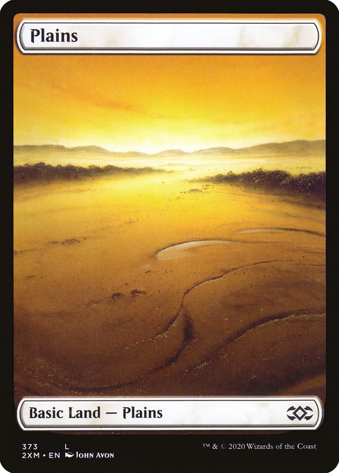 Plains (373) [Double Masters] Magic: The Gathering