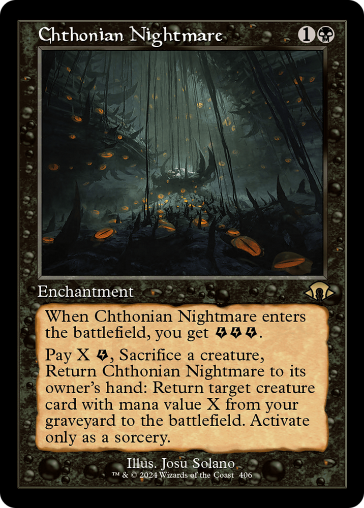 Chthonian Nightmare (Retro) [Modern Horizons 3] Magic: The Gathering