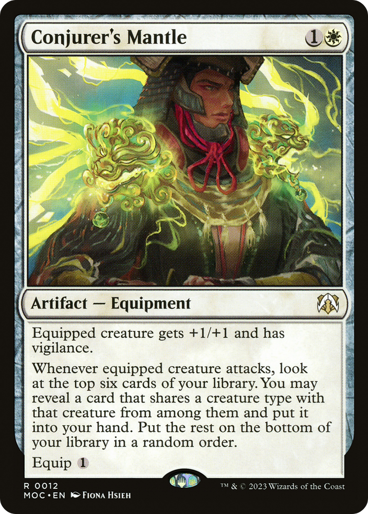 Conjurer's Mantle [March of the Machine Commander] Magic: The Gathering