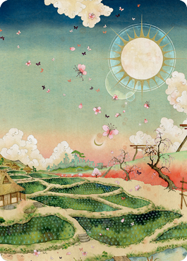 Plains 1 Art Card [Kamigawa: Neon Dynasty Art Series] Magic: The Gathering