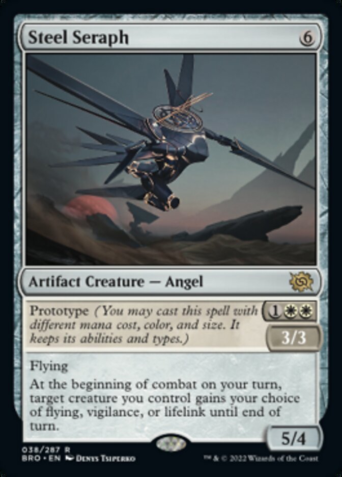 Steel Seraph [The Brothers' War] Magic: The Gathering