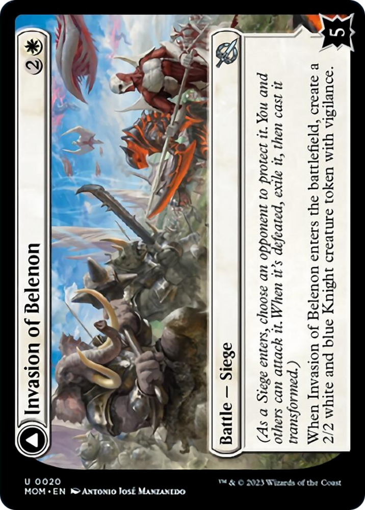 Invasion of Belenon // Belenon War Antherm [March of the Machine] Magic: The Gathering
