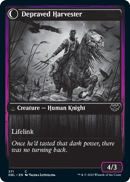 Desperate Farmer // Depraved Harvester [Innistrad: Double Feature] Magic: The Gathering