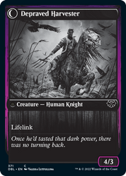 Desperate Farmer // Depraved Harvester [Innistrad: Double Feature] Magic: The Gathering