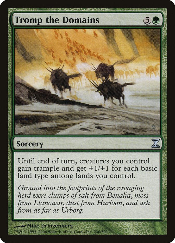 Tromp the Domains [Time Spiral] Magic: The Gathering