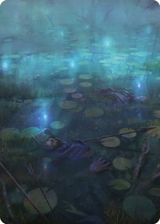 The Dead Marshes Art Card [The Lord of the Rings: Tales of Middle-earth Art Series] Magic: The Gathering