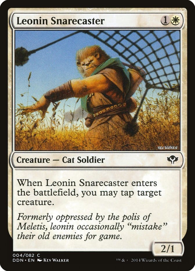 Leonin Snarecaster [Duel Decks: Speed vs. Cunning] Magic: The Gathering