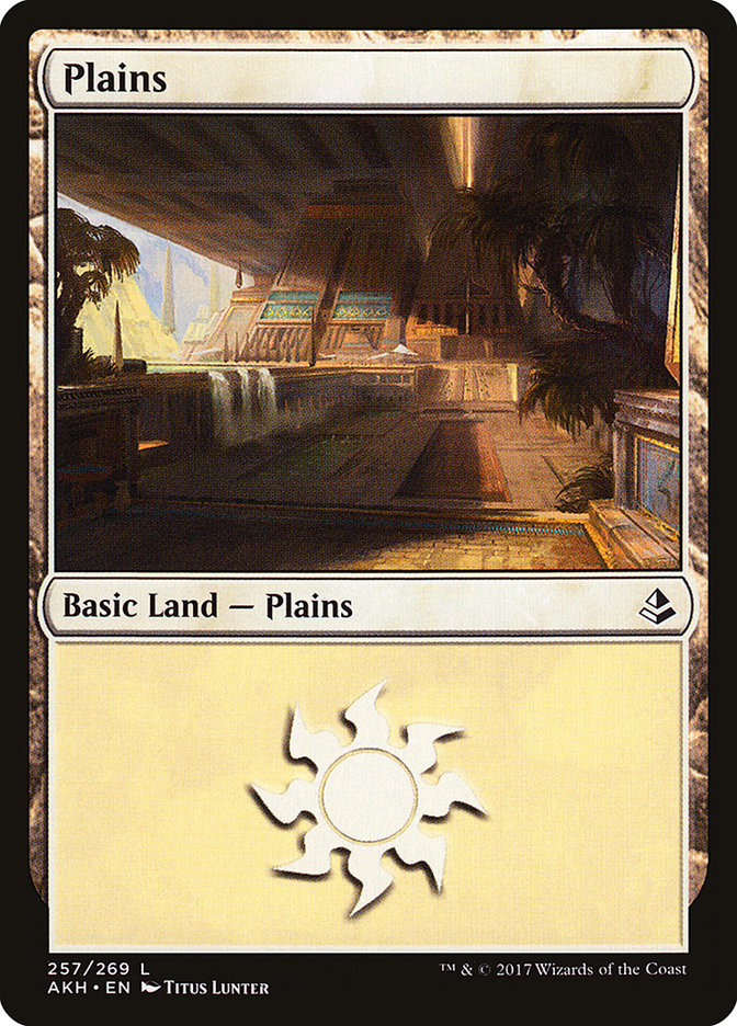 Plains (257) [Amonkhet] Magic: The Gathering