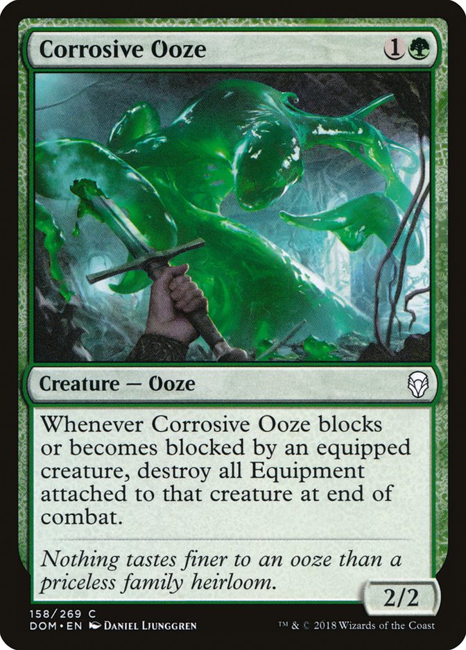 Corrosive Ooze [Dominaria] Magic: The Gathering