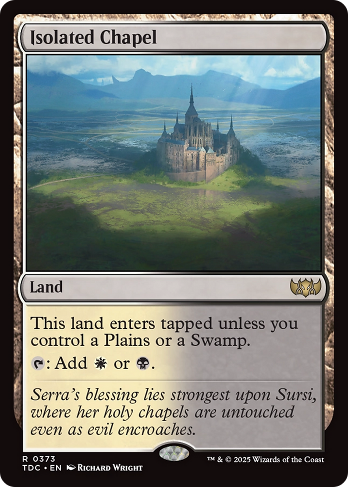 Isolated Chapel [Tarkir: Dragonstorm Commander] Magic: The Gathering