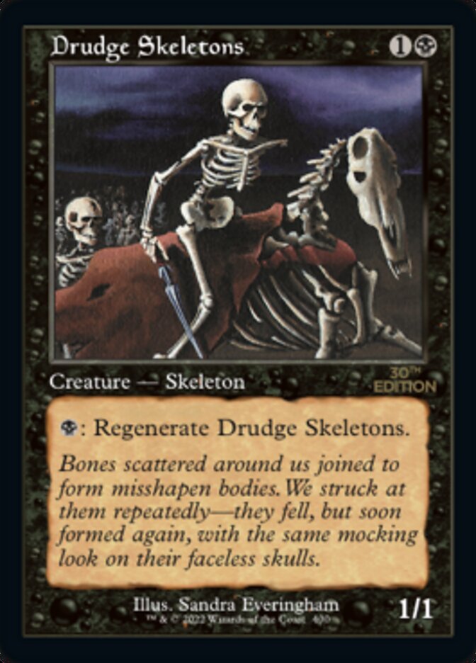 Drudge Skeletons (Retro) [30th Anniversary Edition] Magic: The Gathering