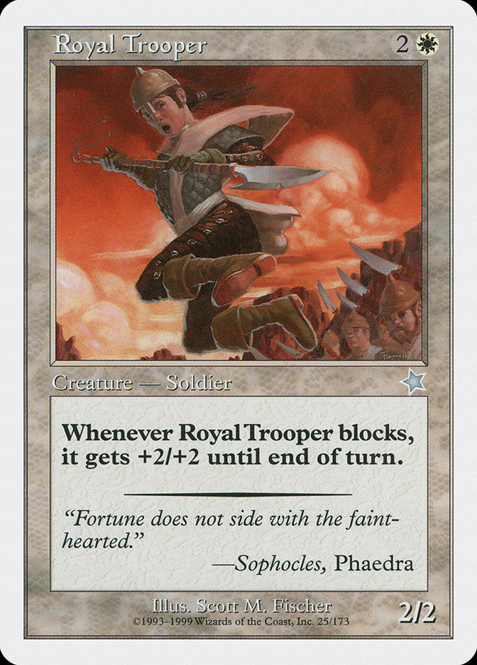 Royal Trooper [Starter 1999] Magic: The Gathering