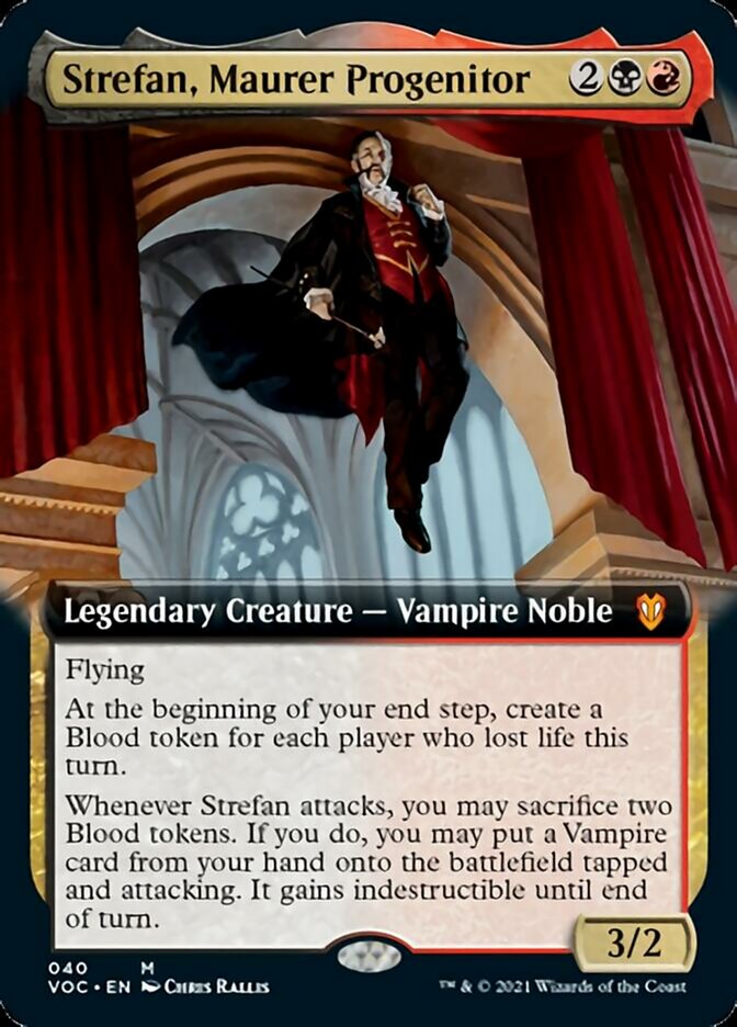 Strefan, Maurer Progenitor (Extended Art) [Innistrad: Crimson Vow Commander] Magic: The Gathering