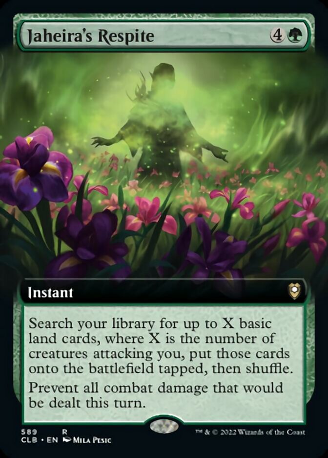 Jaheira's Respite (Extended Art) [Commander Legends: Battle for Baldur's Gate] Magic: The Gathering