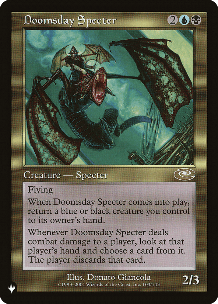 Doomsday Specter [The List] Magic: The Gathering