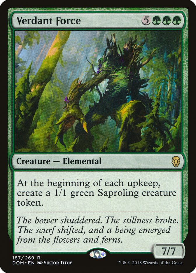 Verdant Force [Dominaria] Magic: The Gathering