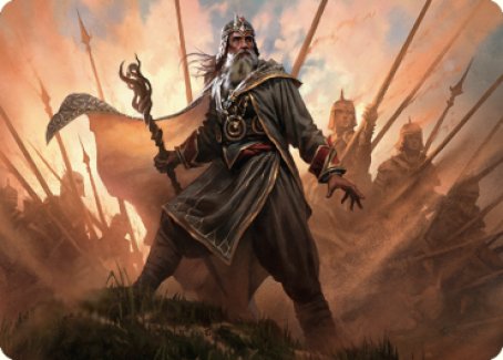 Hazezon, Shaper of Sand Art Card [Dominaria United Art Series] Magic: The Gathering