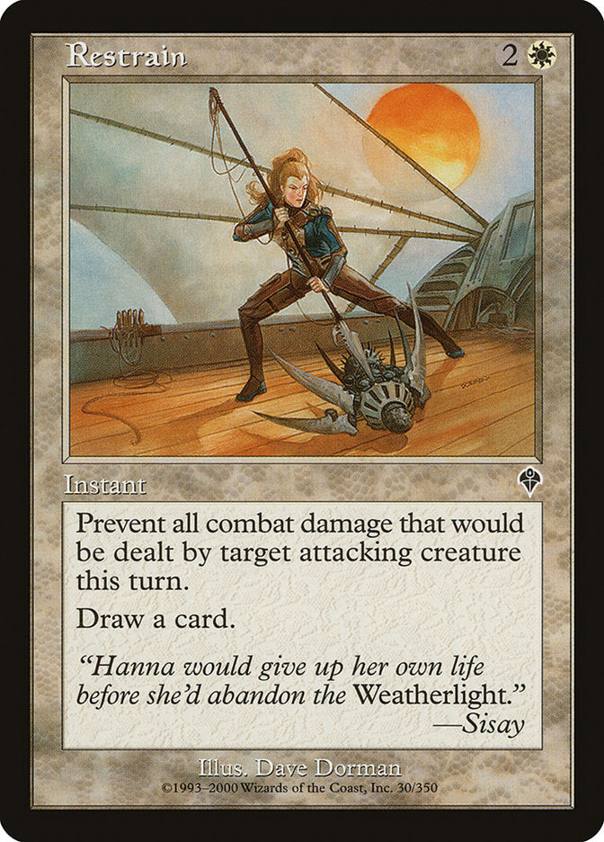 Restrain [Invasion] Magic: The Gathering