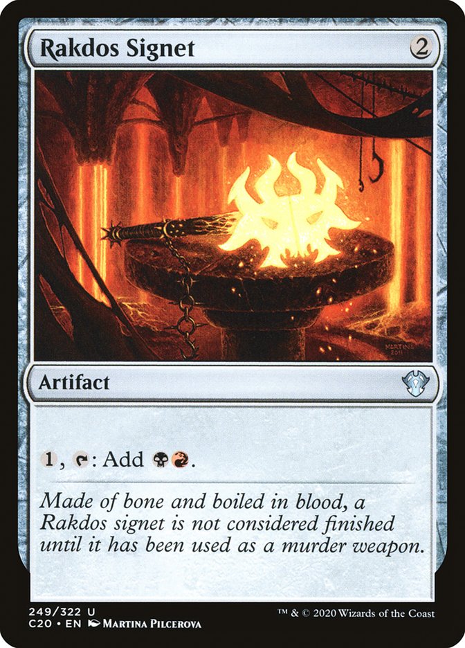 Rakdos Signet [Commander 2020] Magic: The Gathering
