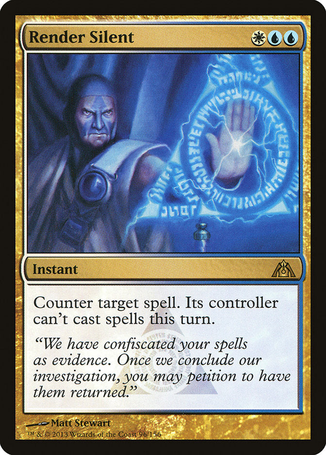 Render Silent [Dragon's Maze] Magic: The Gathering