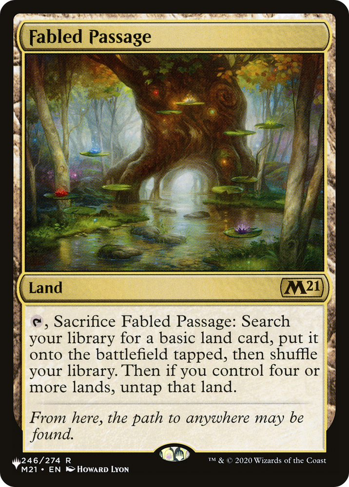 Fabled Passage (M21) [The List] Magic: The Gathering
